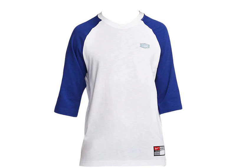 Nike Colorblock 둥근 목 Pullover 3 quarter 소매 Unisex 백색 DQ6285-100 - 1