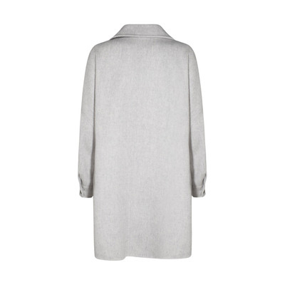 Brunello Cucinelli grey wool coat outlook