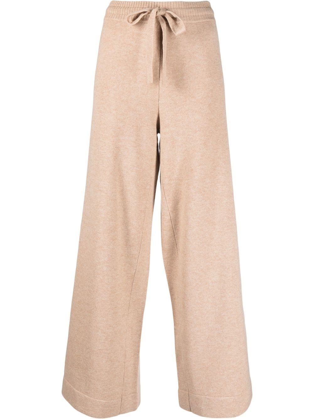 Frederique wide-leg knitted trousers - 1