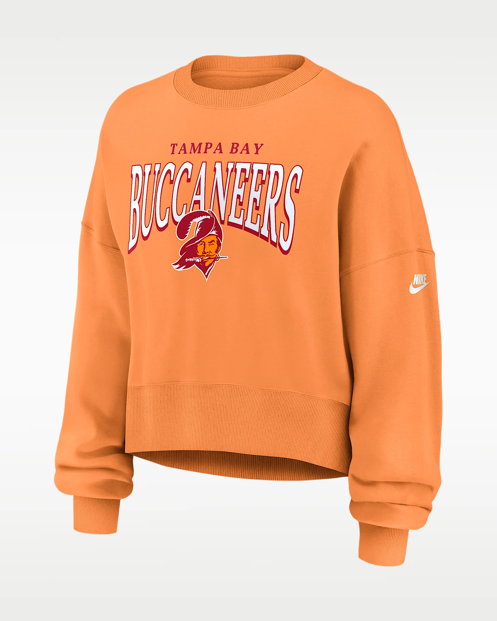 Tampa Bay Buccaneers Rewind Phoenix Women's Nike NFL Oversized Pullover Crew - 1