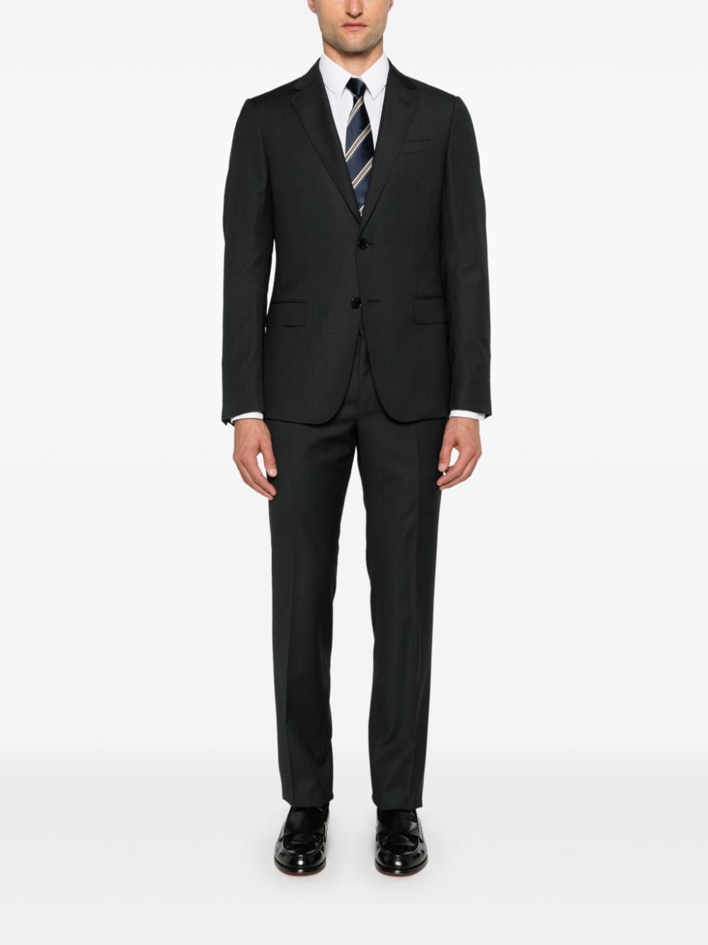 wool two-piece suit - 2