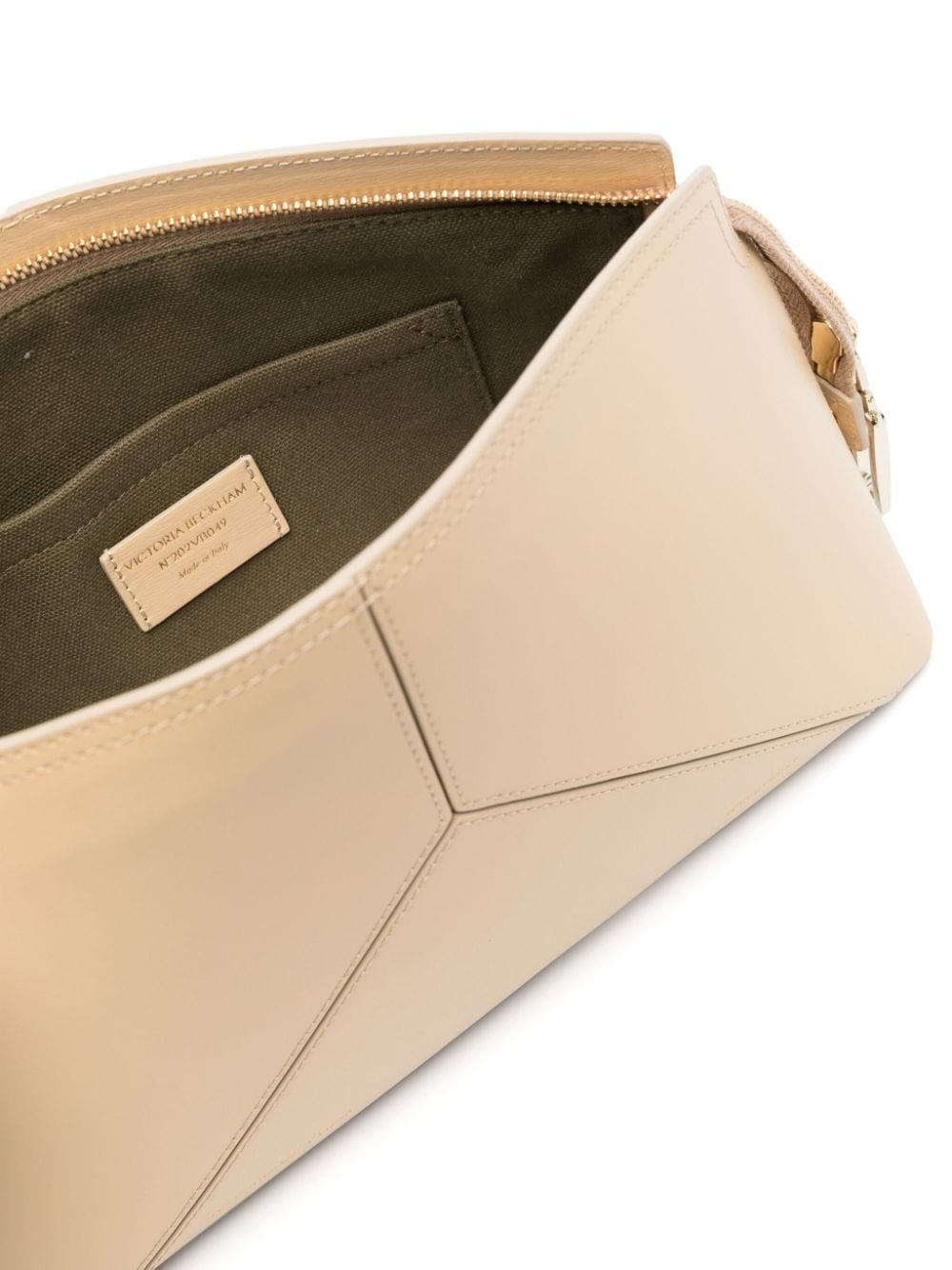 Victoria leather clutch bag - 5