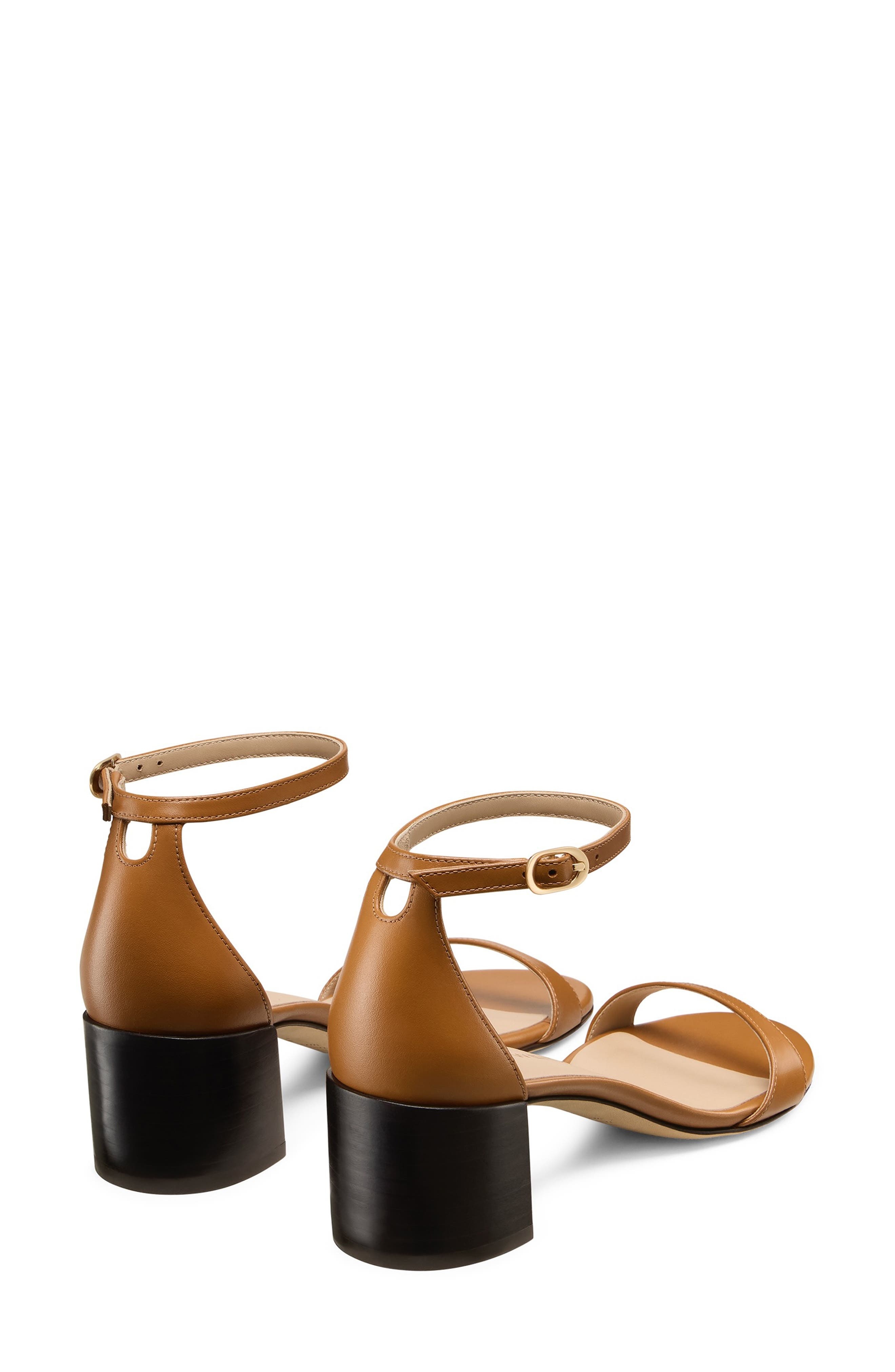 Stuart Weitzman Nudist Block Heel Sandal in Macchiato/Dark Brown at Nordstrom - 2