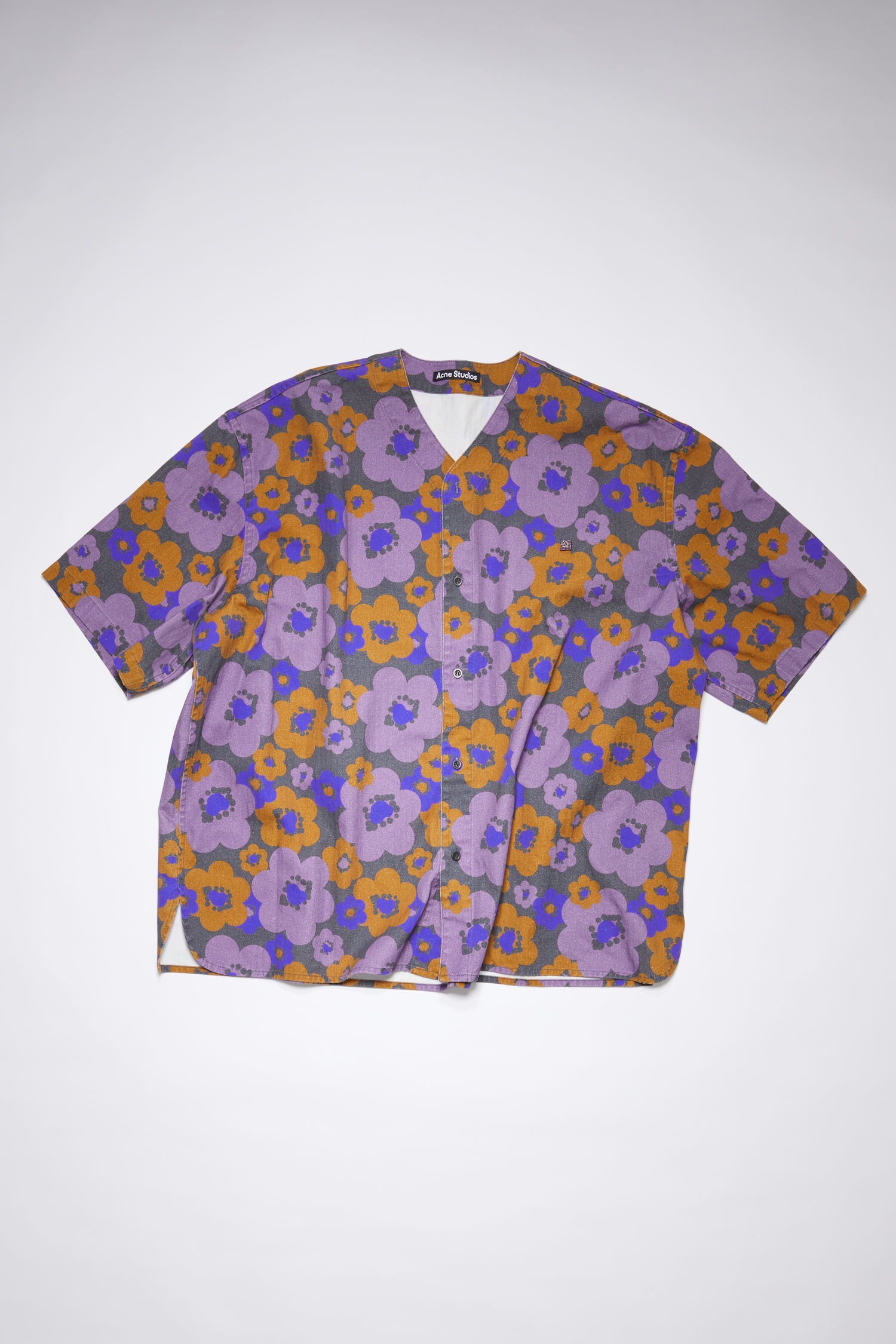 Short sleeve shirt - Purple/brown - 6