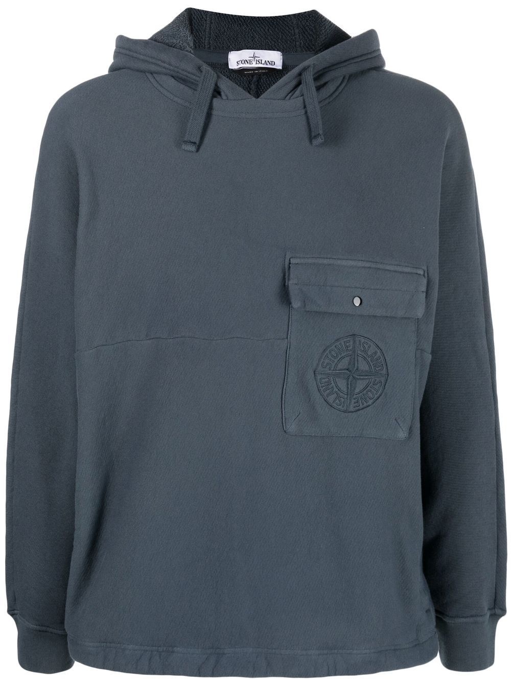 Compass flap pocket hoodie - 1