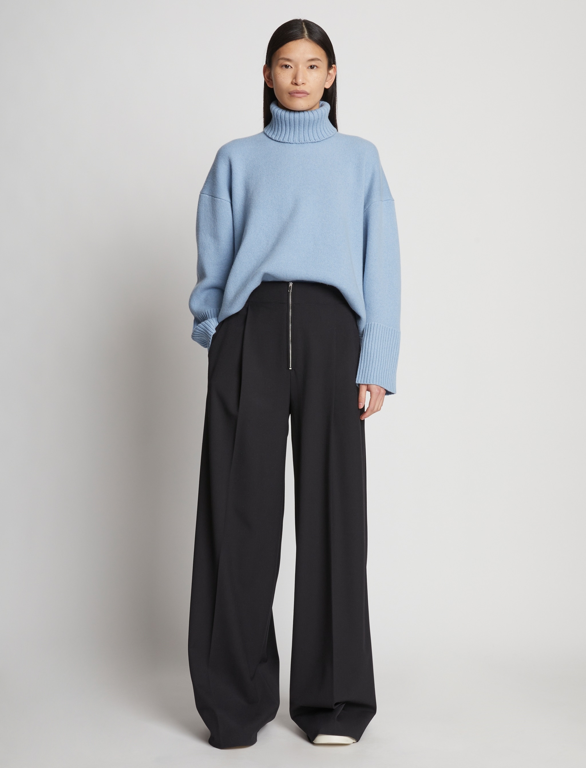 Doubleface Cashmere Oversized Turtleneck - 3