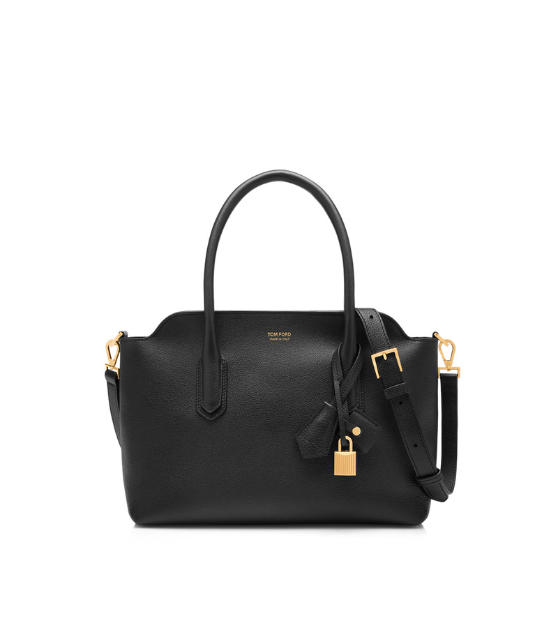 NATURAL GRAIN LEATHER ALEXANDER MEDIUM TOP HANDLE 1
