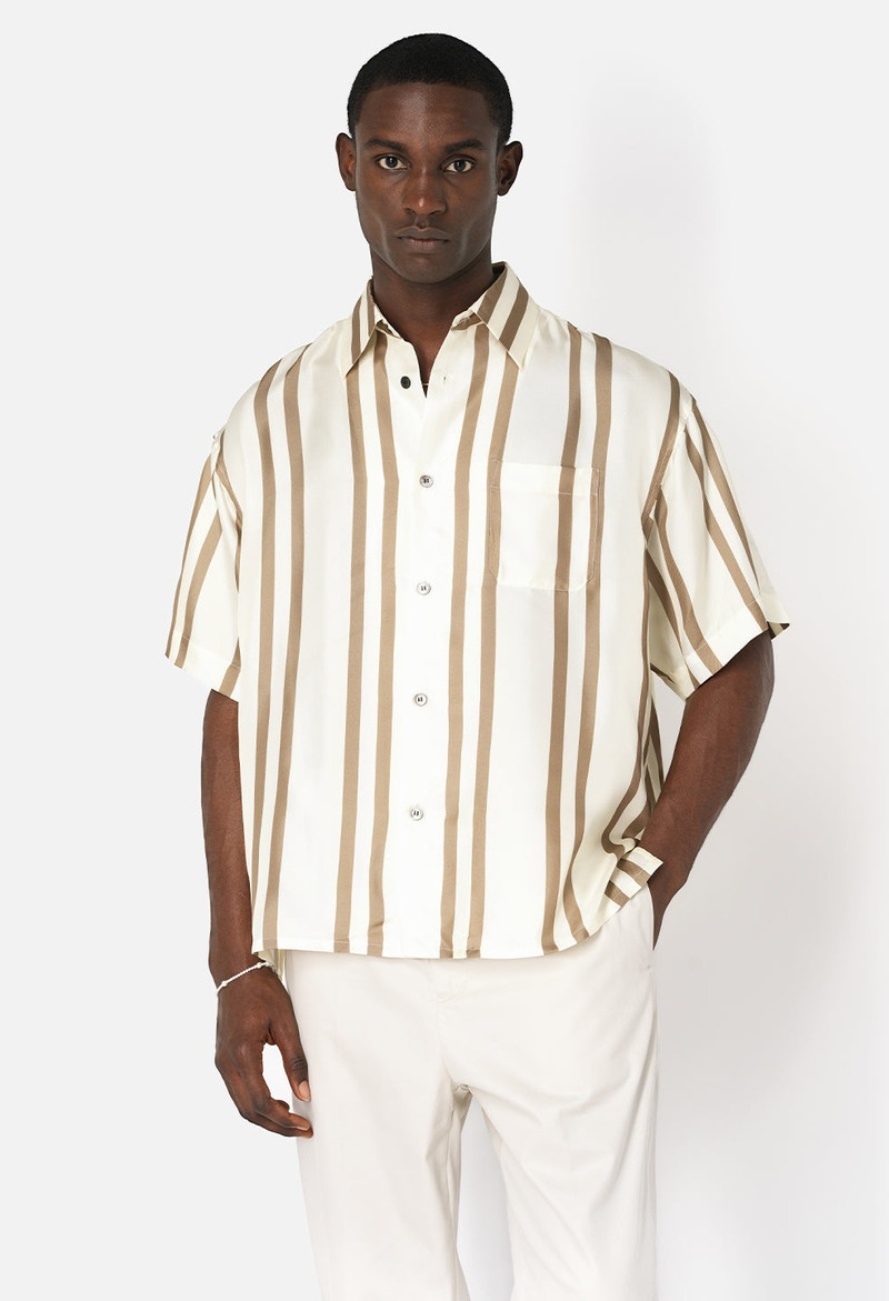 John Elliott SILK SS BUTTON UP outlook