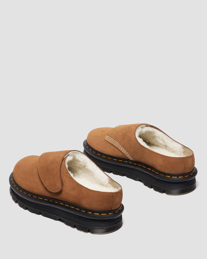 ZEBZAG ANYWAIR Warm Lined Suede Mules 6