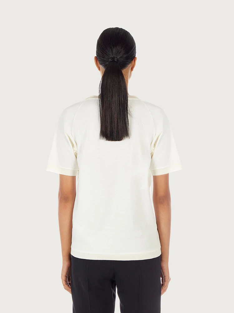 SHORT SLEEVED T-SHIRT WITH BOTANICAL PRINT - 4