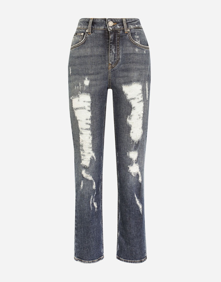 Boyfriend jeans with rips - 3