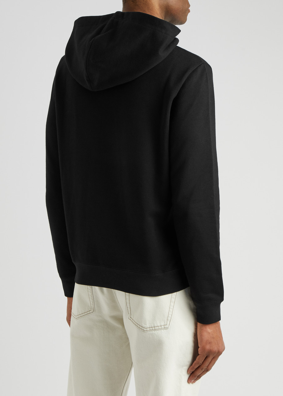 Logo hooded cotton sweatshirt - 3