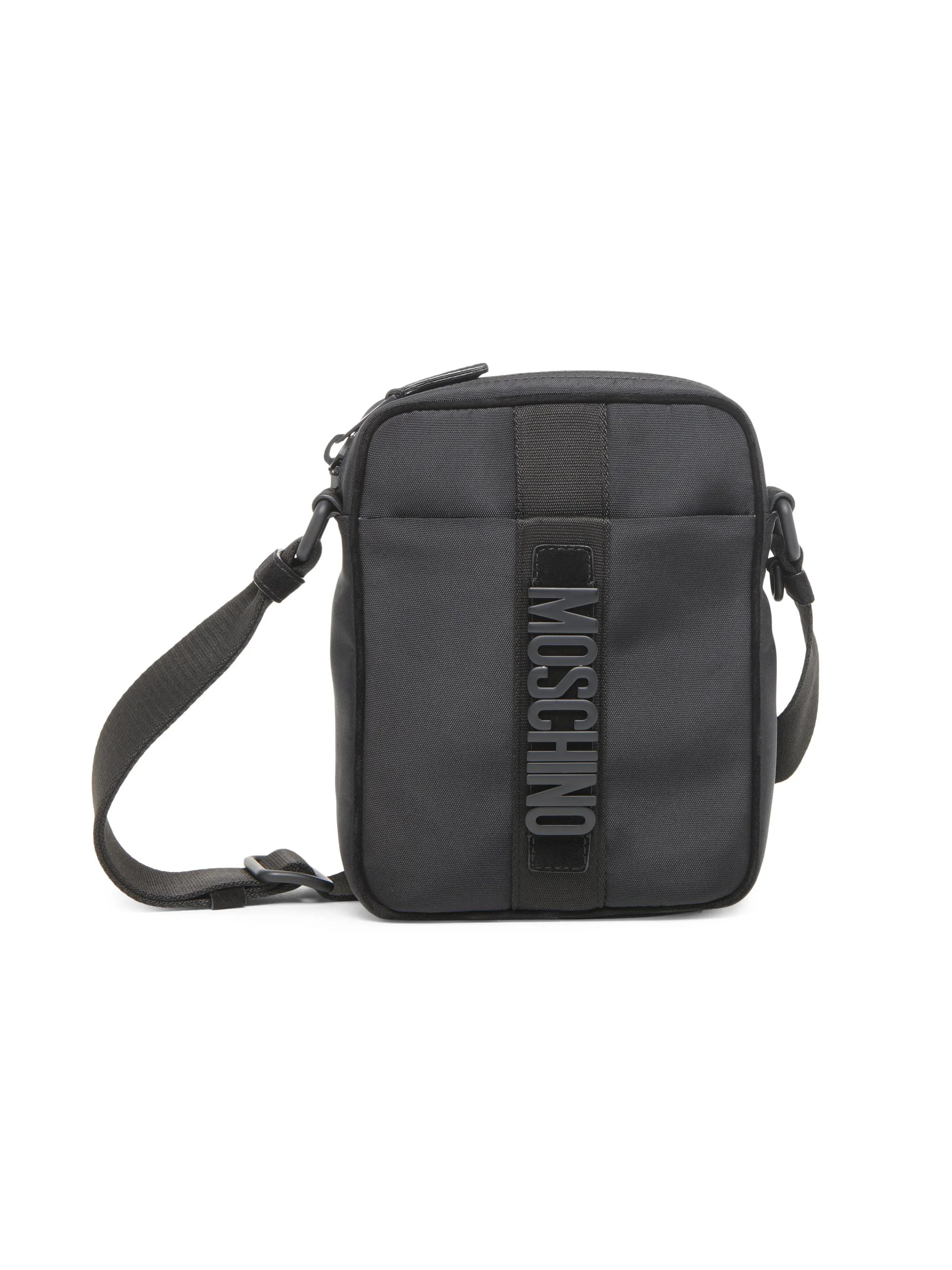Men's Logo Hardware Crossbody Bag - Black - 1