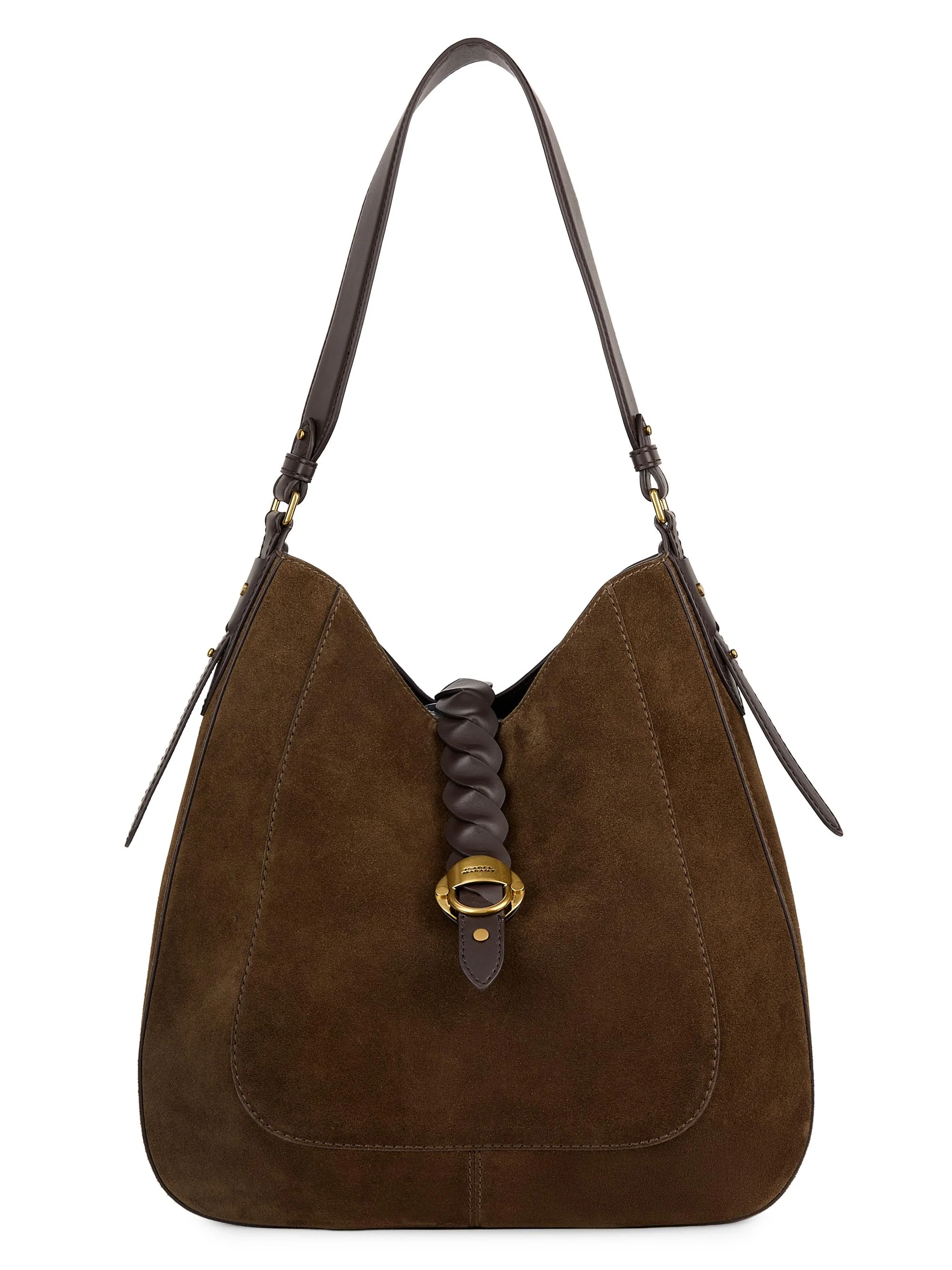 Women's Altay Hobo Suede Hobo Bag - Bronze - 1