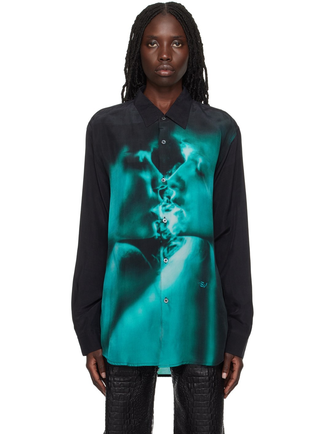 Black & Blue Otis Shirt - 1