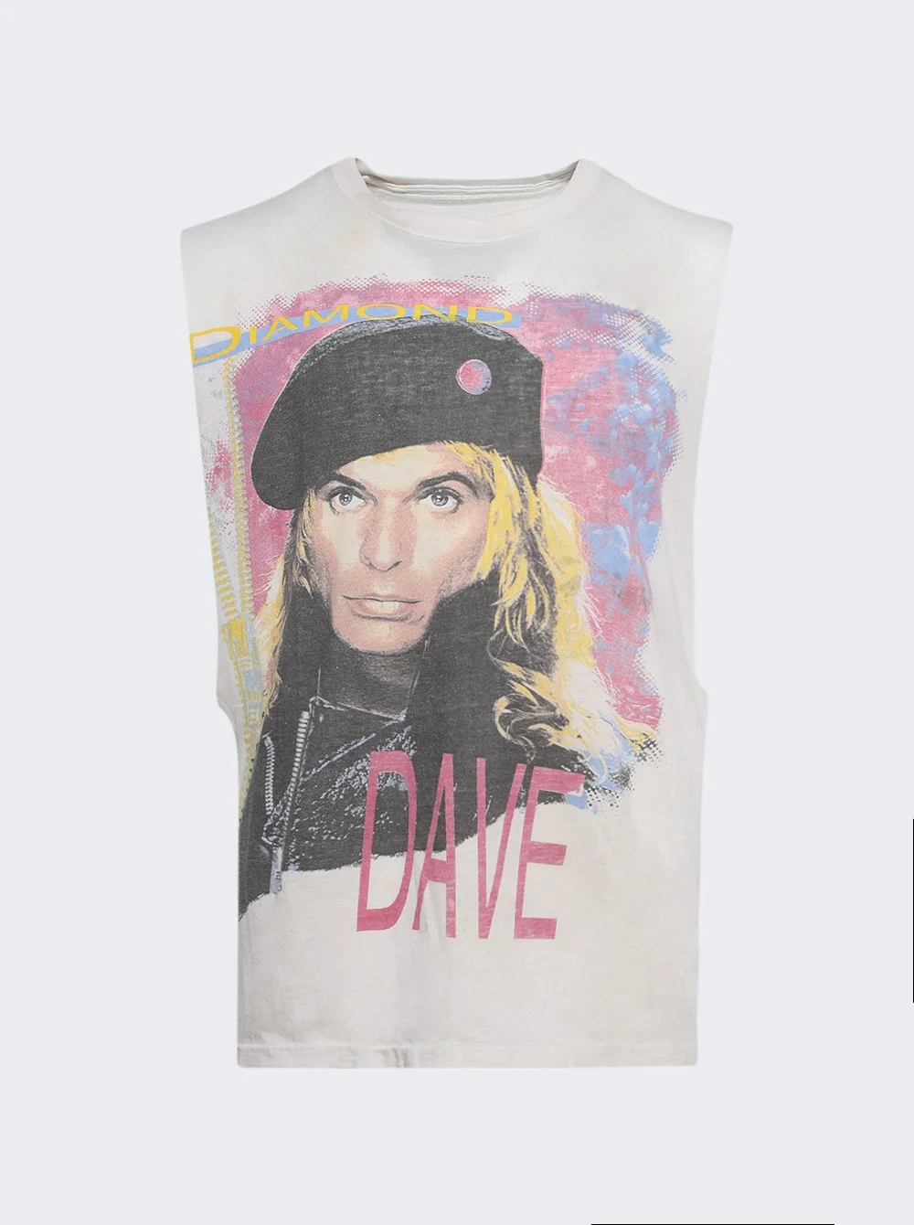 Diamond Dave Vintage Tee White - 1