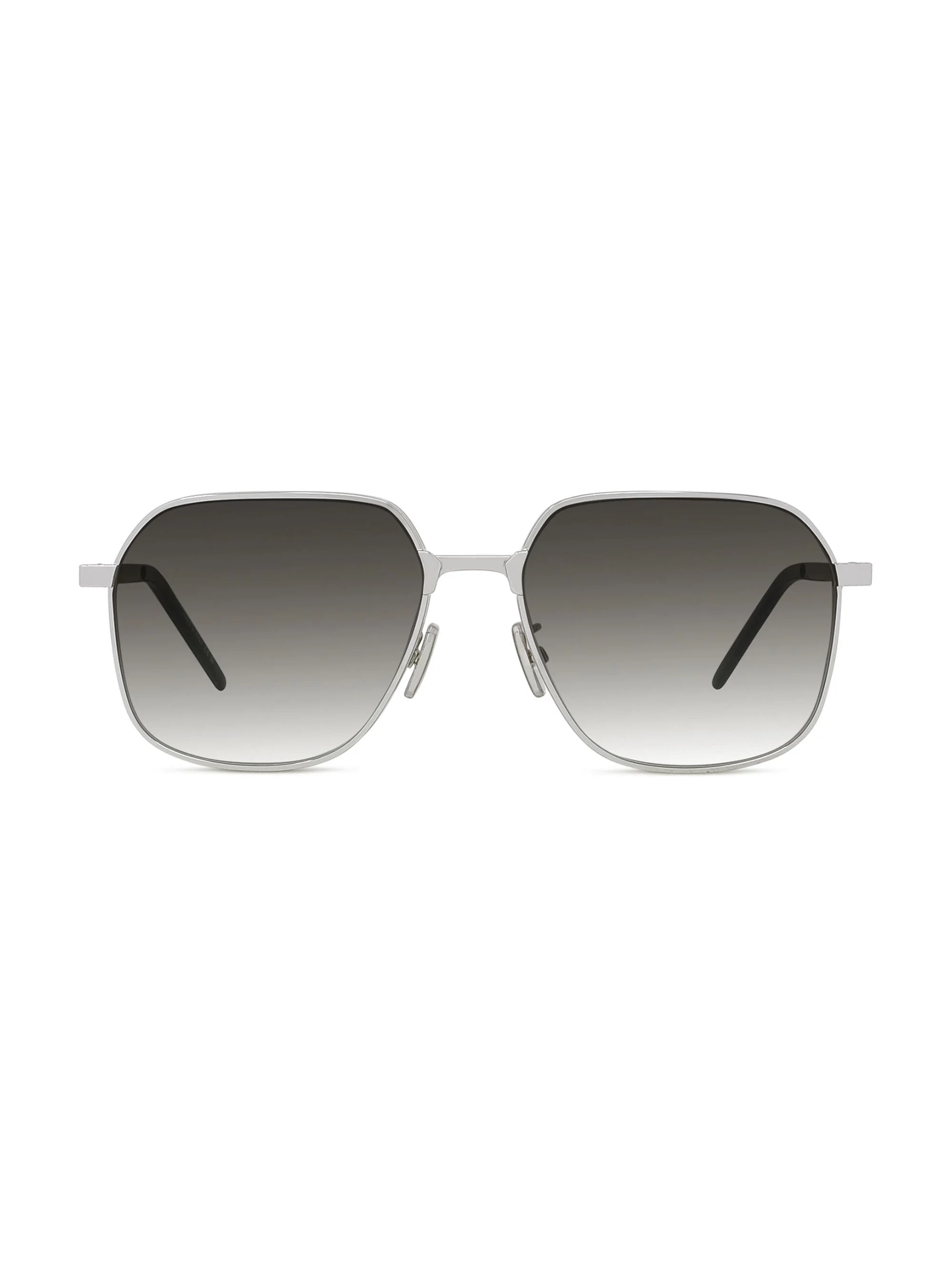 Men's GV One 56MM Square Sunglasses - Shiny Palladium - 1