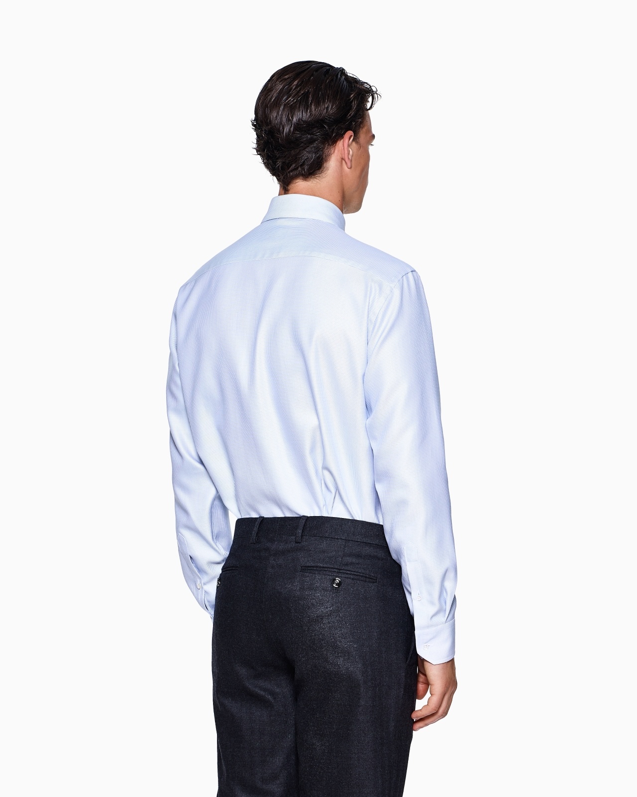 REGULAR-FIT SHIRT MADE FROM MICRO-WOVEN COTTON - 3