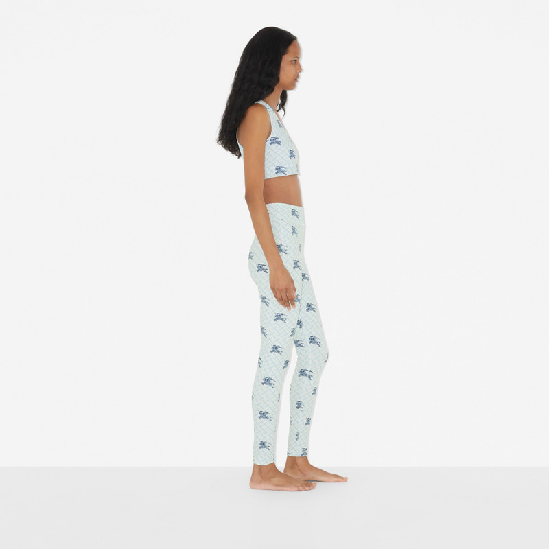 EKD Monogram Stretch Nylon Cropped Top 3