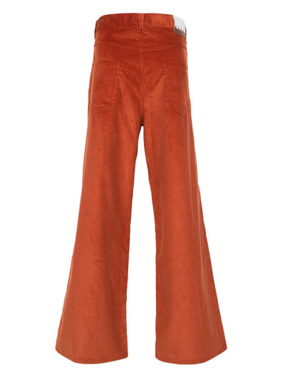 Marni flared corduroy trousers outlook