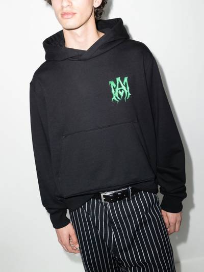 AMIRI logo-print cotton hoodie outlook