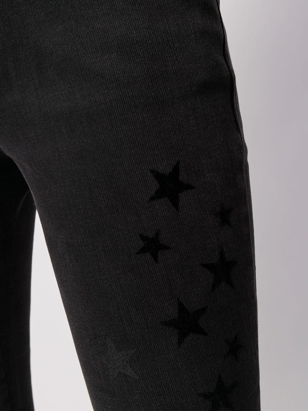 star print kick-flare jeans - 5