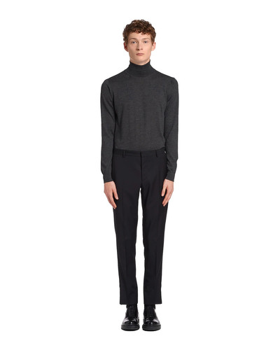 Prada Slim-fit wool trousers outlook