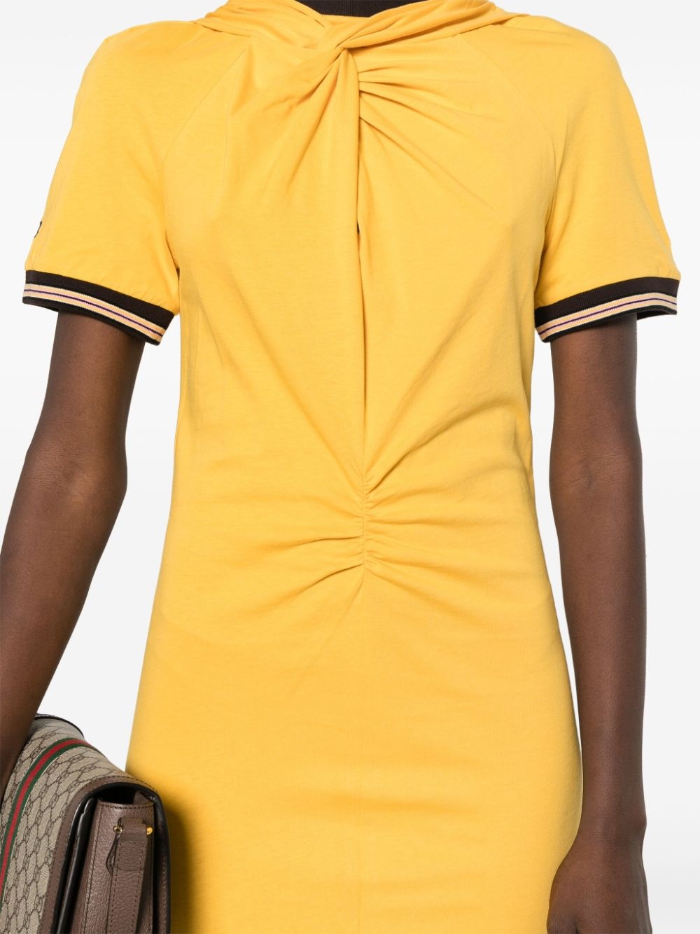 Wing logo-embroidered dress - 5