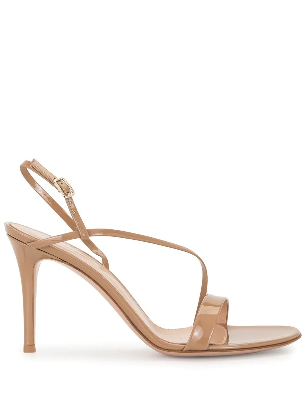 strappy leather sandals - 1