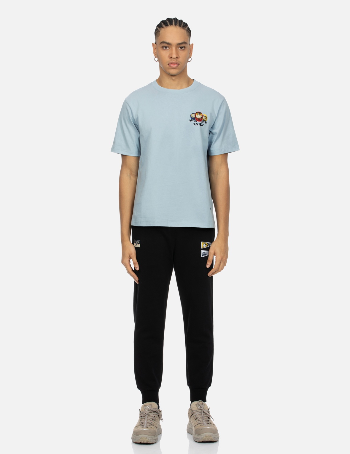 PLAYFUL DARUMA PRINT REGULAR FIT T-SHIRT - 6