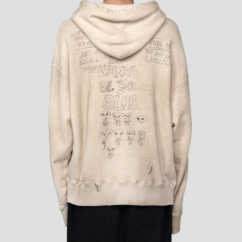 DISTRESSED ZIP HOODIE 3