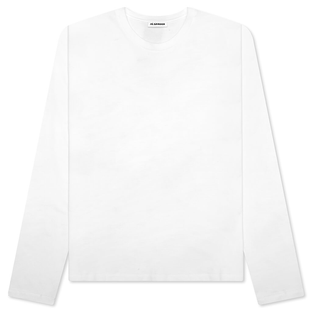 LAYERED SWEATER WITH T-SHIRT - OPEN WHITE - 1