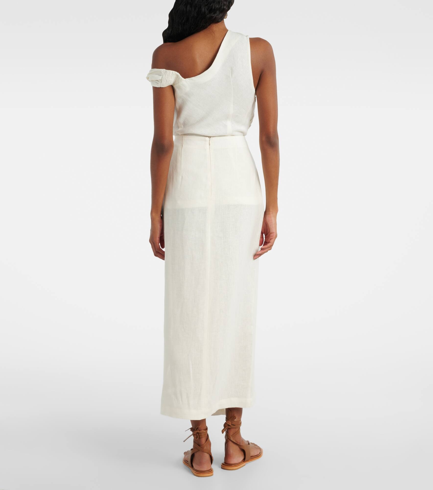 Suis linen maxi skirt - 3