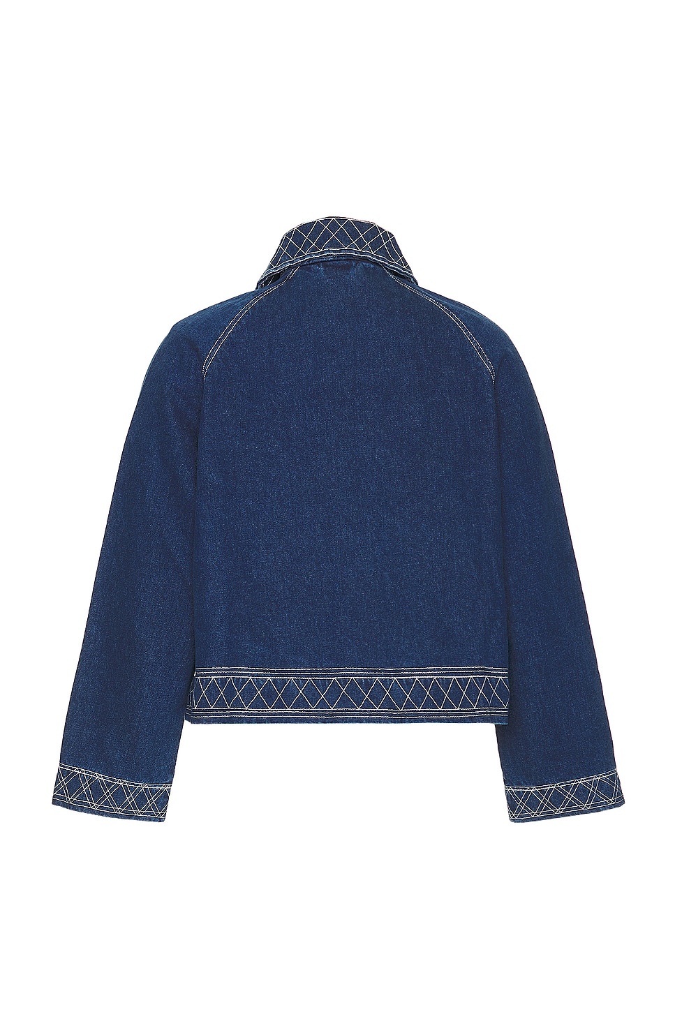 Embroidered Denim Jacket - 2