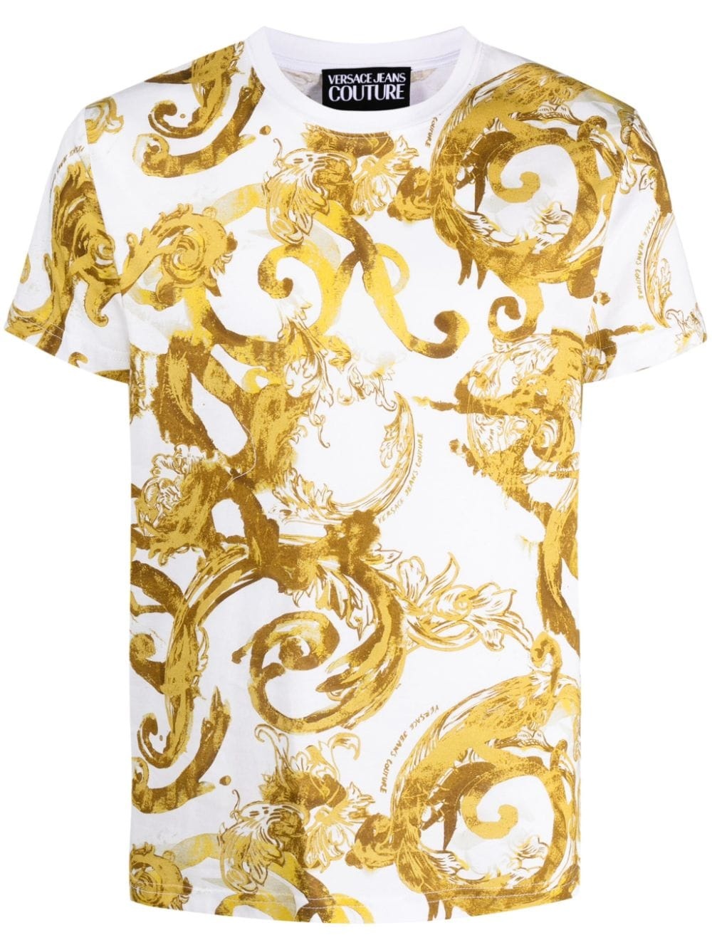 Baroque-print cotton T-shirt - 1