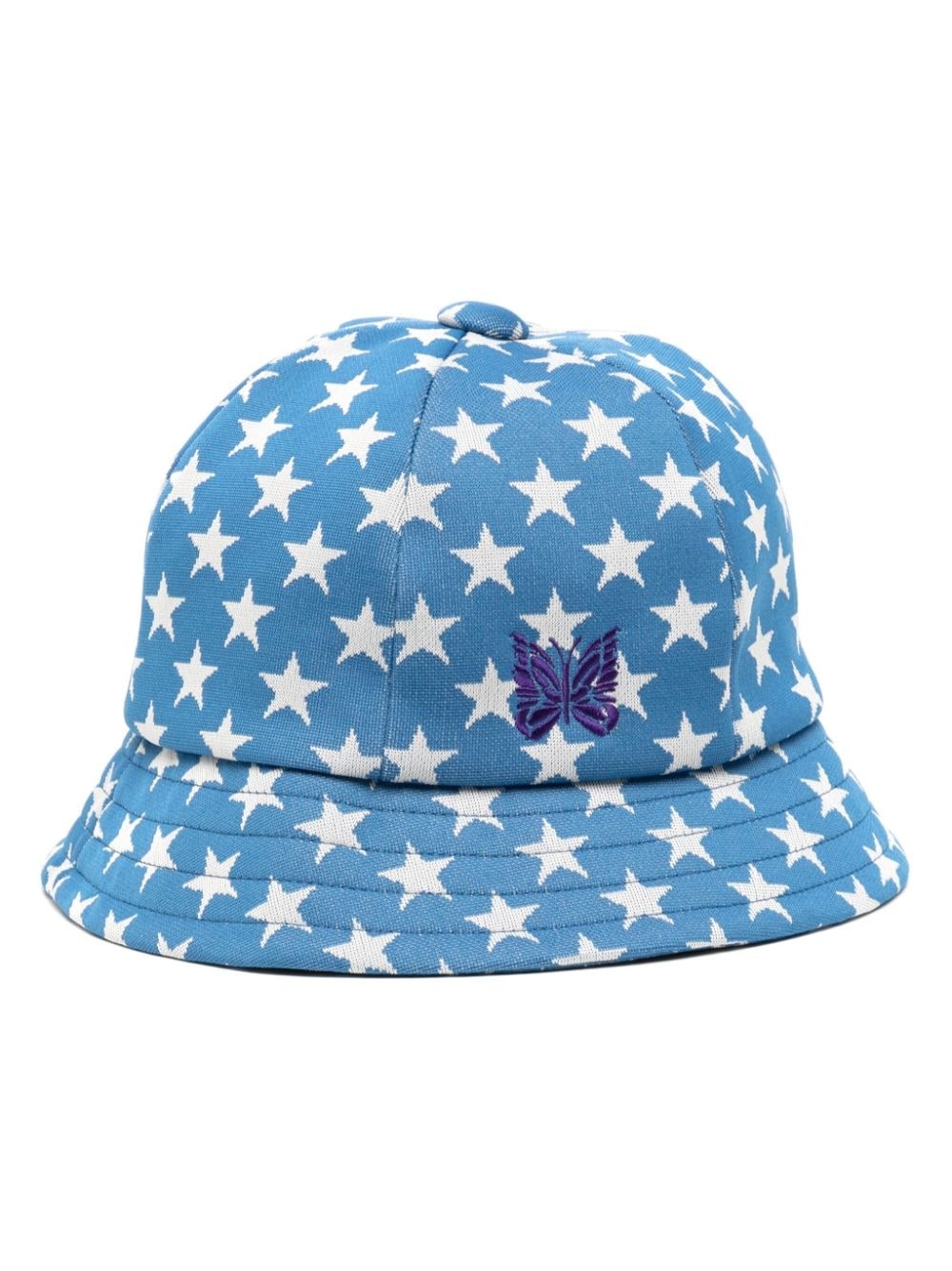 star-print bucket hat - 1