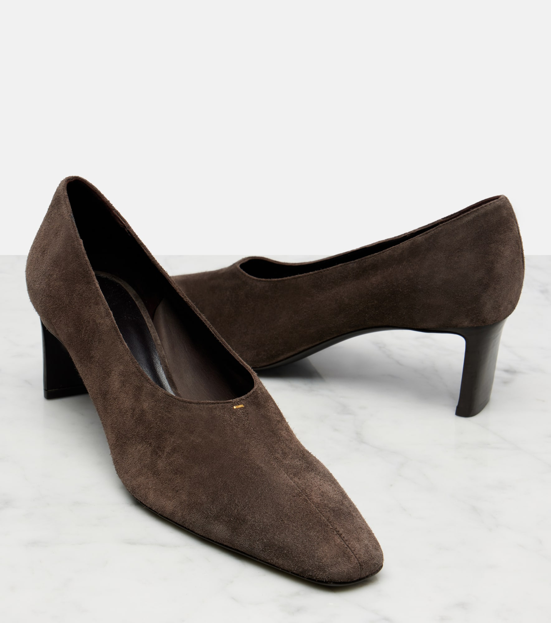 Celia 50 suede pumps - 5