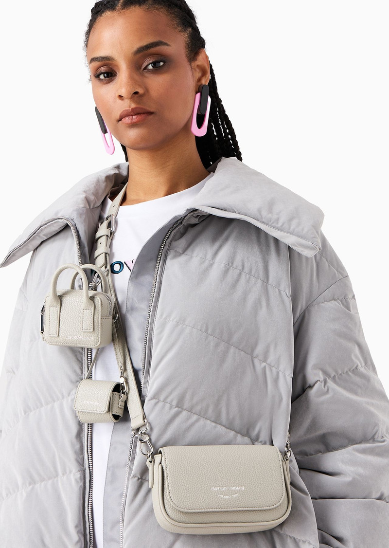 Deer-print 3-in-1 mini bag with shoulder strap 4