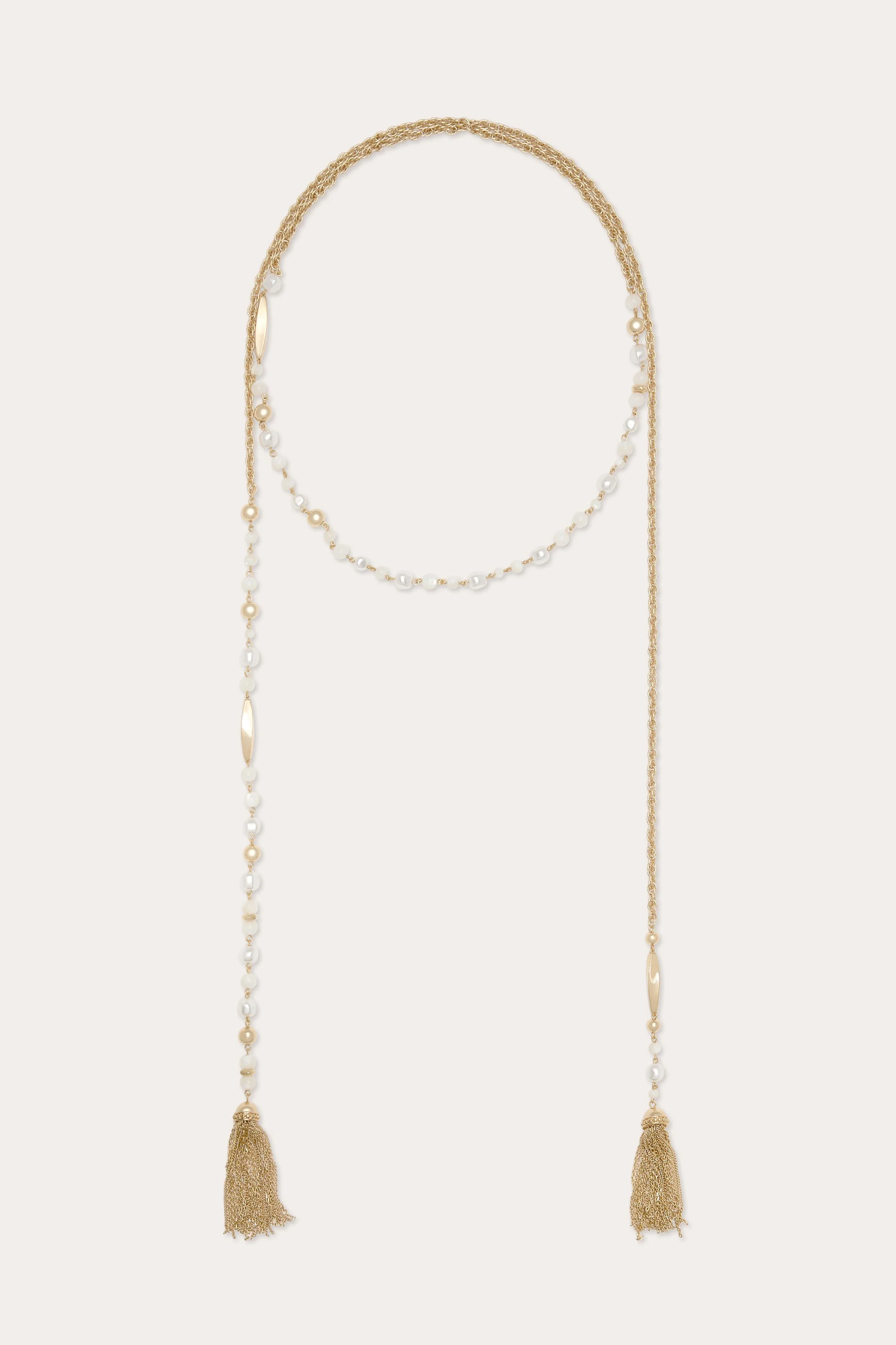 Nira Tassel Lariat Necklace - 1