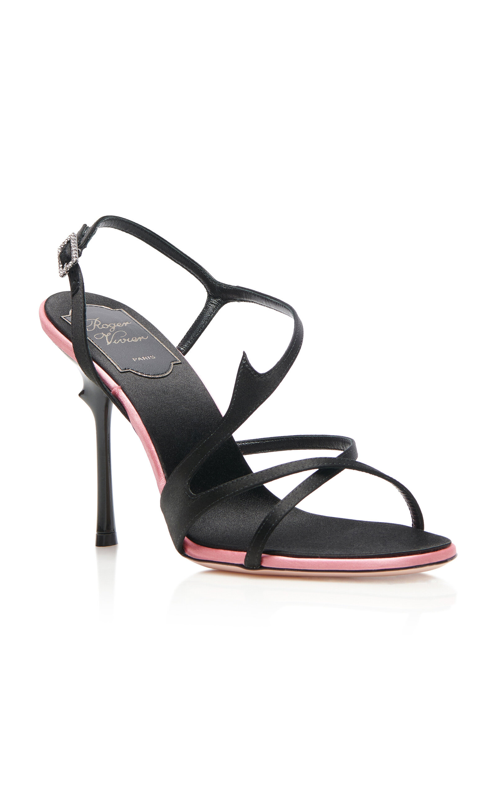 Epine Satin Sandals black - 3