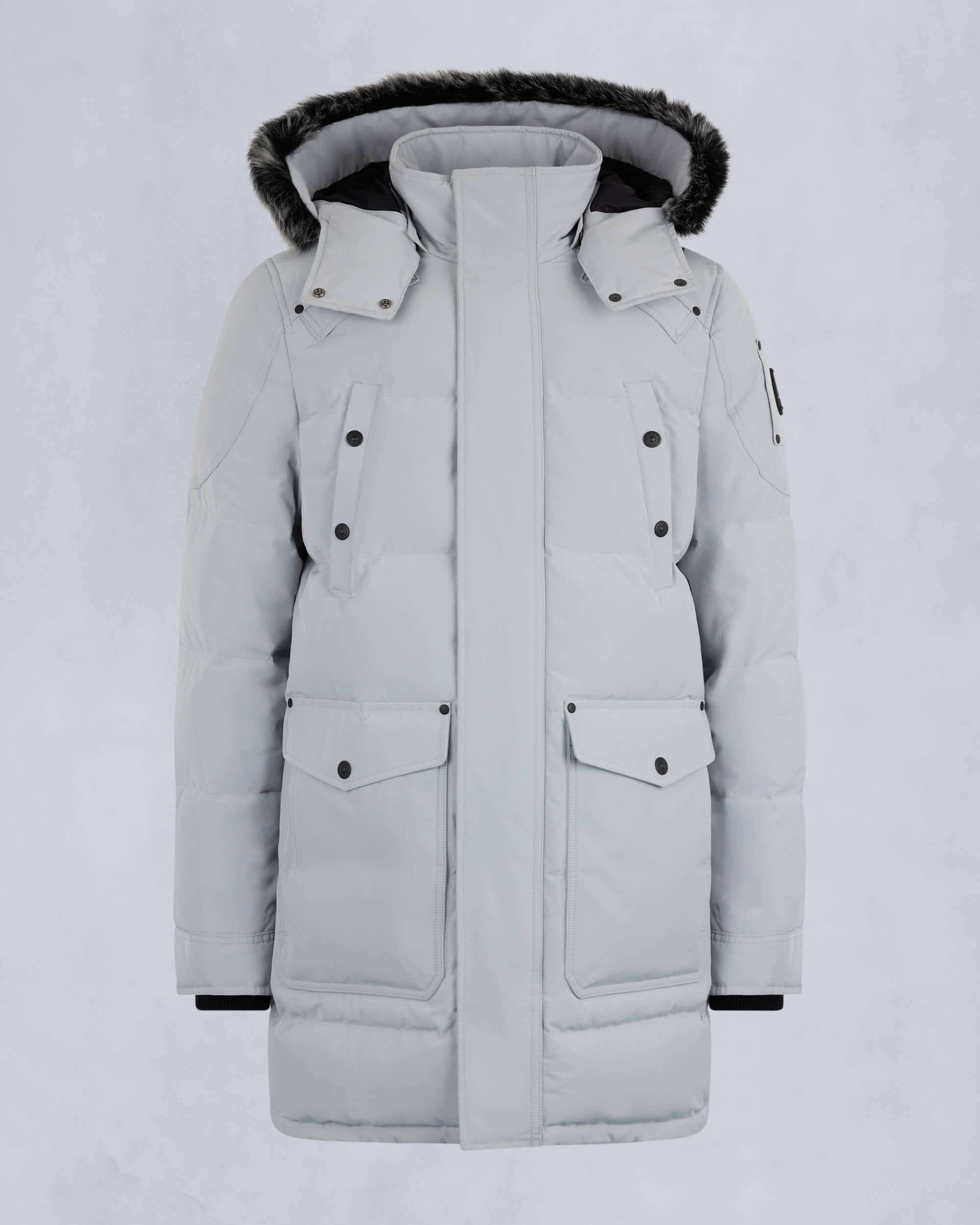ONYX SHEARLING BIG RIDGE PARKA - 1
