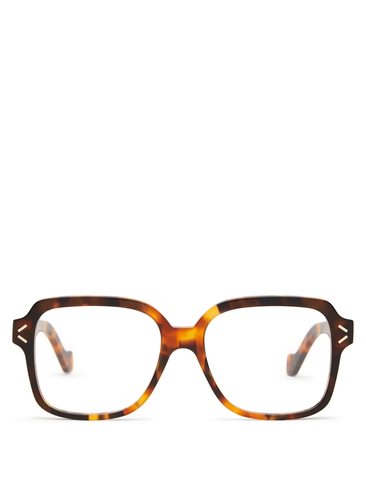 Oversized square acetate glasses - 1