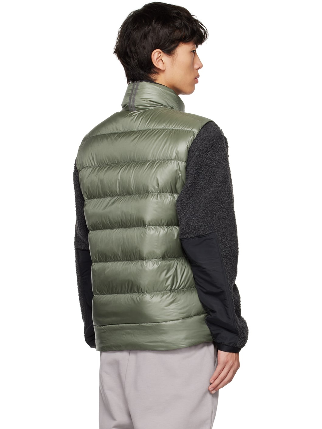 Green Crofton Down Vest - 3
