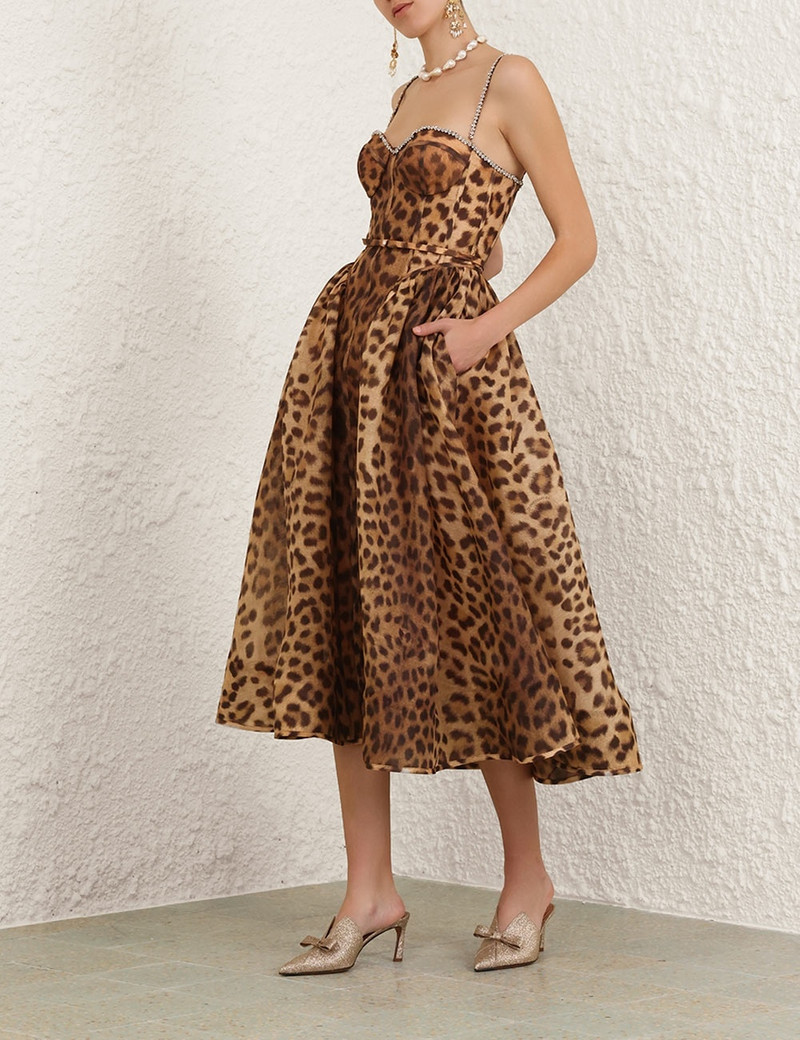 CRUSH PANELLED MIDI DRESS 8