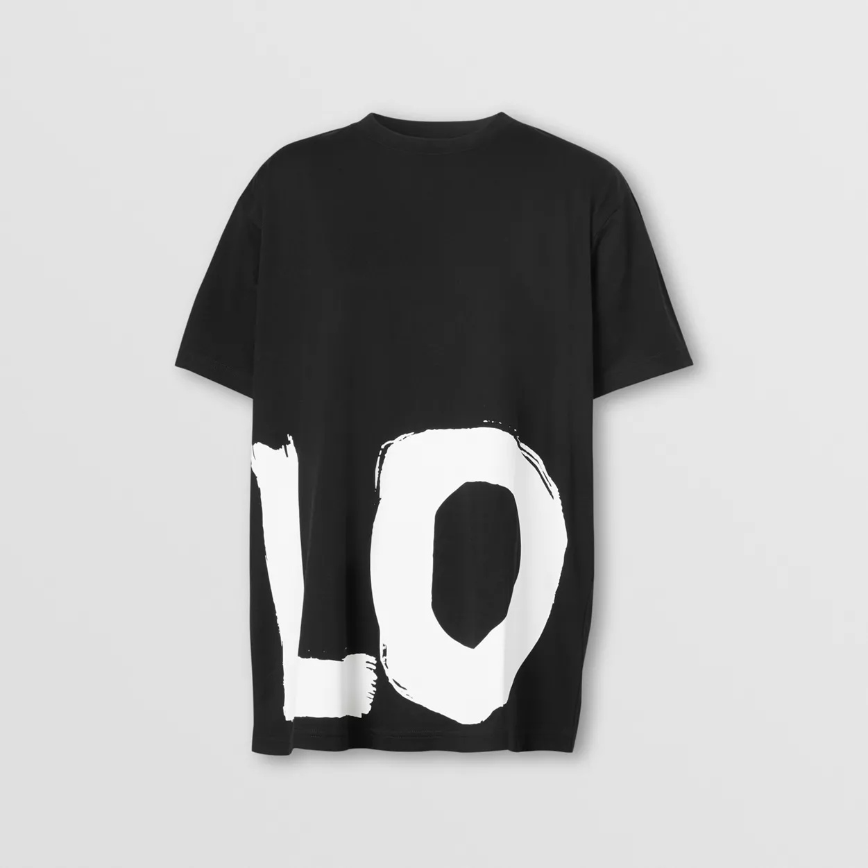 Love Print Cotton Oversized T-shirt - 1