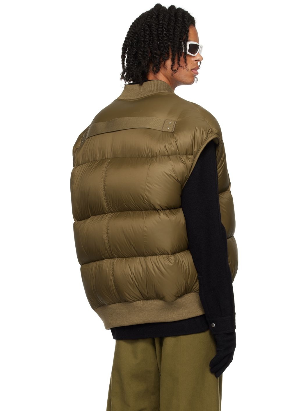 Khaki Porterville Luxor Flight Down Vest - 3