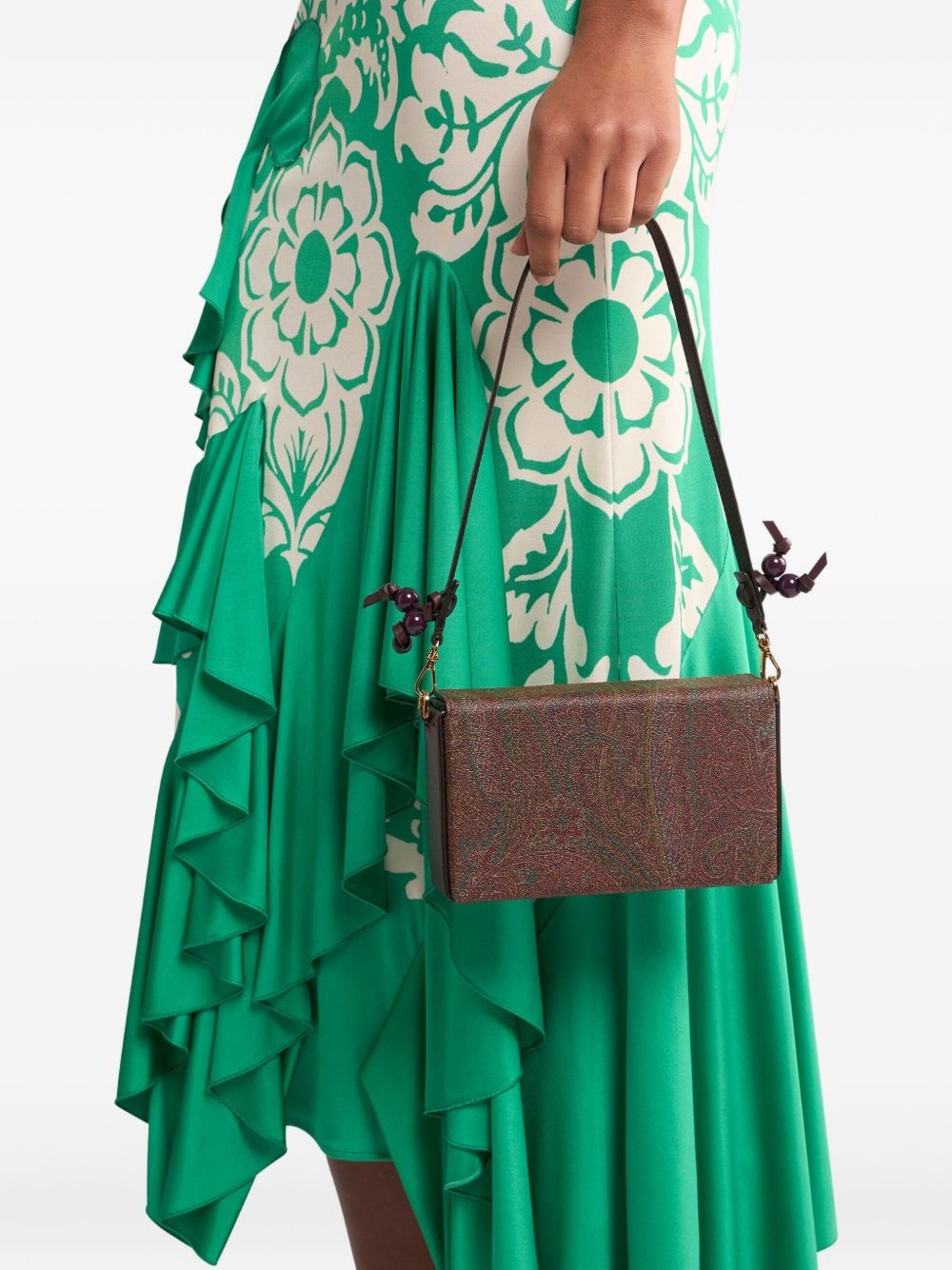 Paisley Jacquard clutch bag - 2