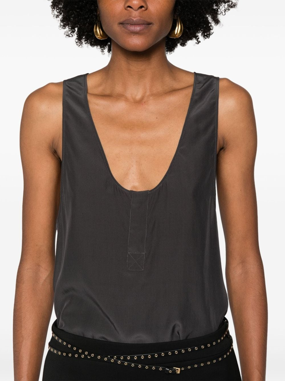 Saint Laurent Silk Top - 3