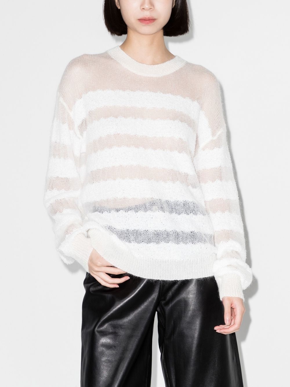 Agatha striped knitted top - 2