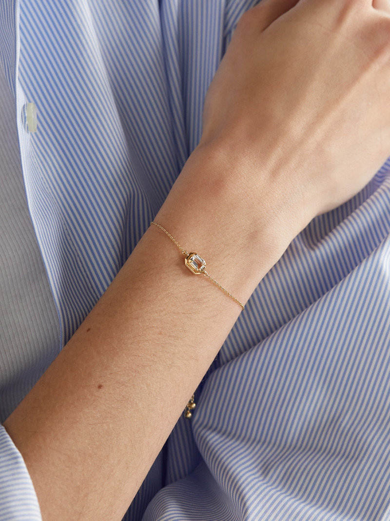 STONE AND STRAND Bonbon 14-karat Gold Topaz Bracelet outlook